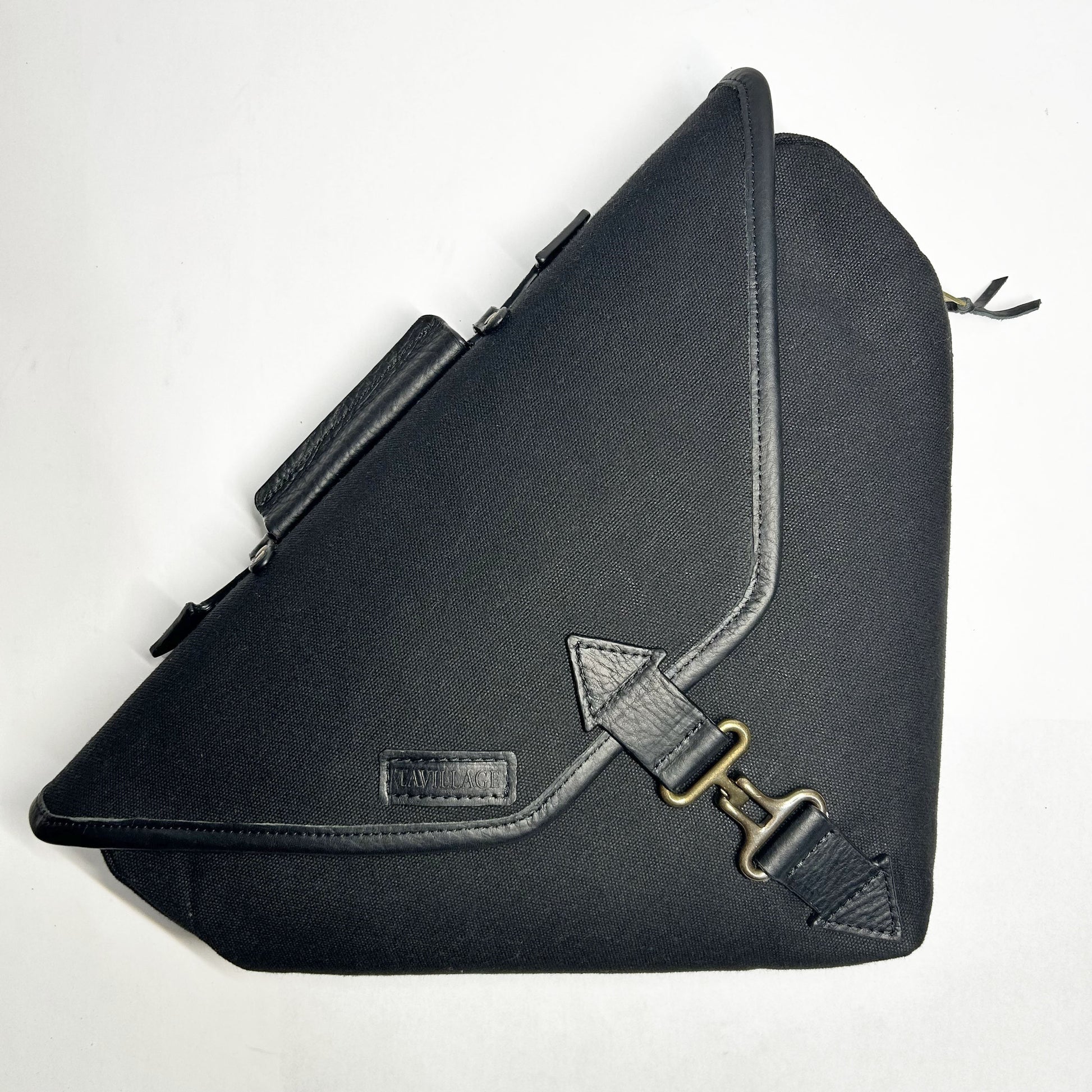 Holloway Bag - Waxed Canvas in Black