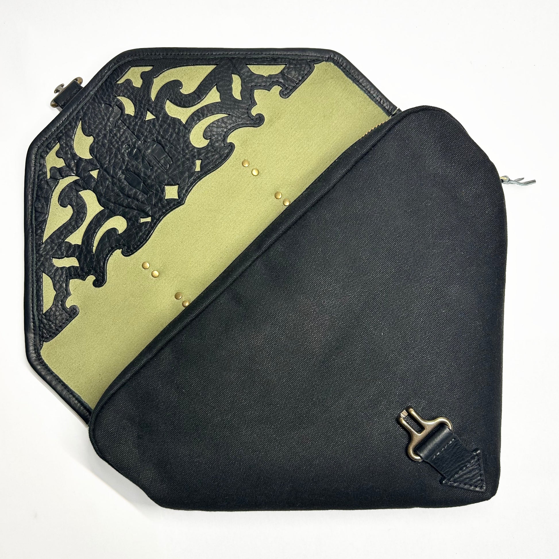 Holloway Bag - Waxed Canvas in Black