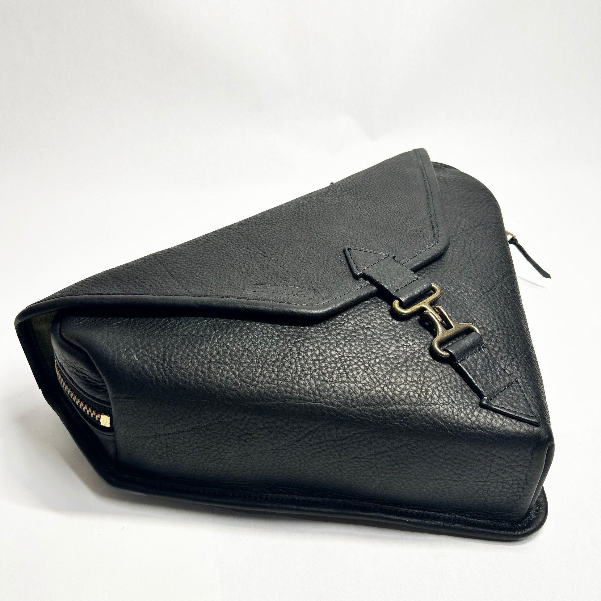 Holloway Bag - Pebble Cow Hide in Black