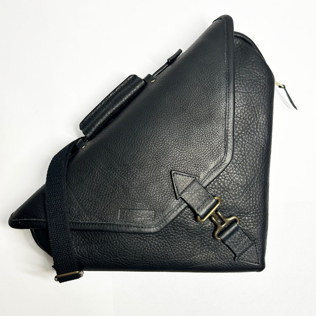 Holloway Bag - Pebble Cow Hide in Black
