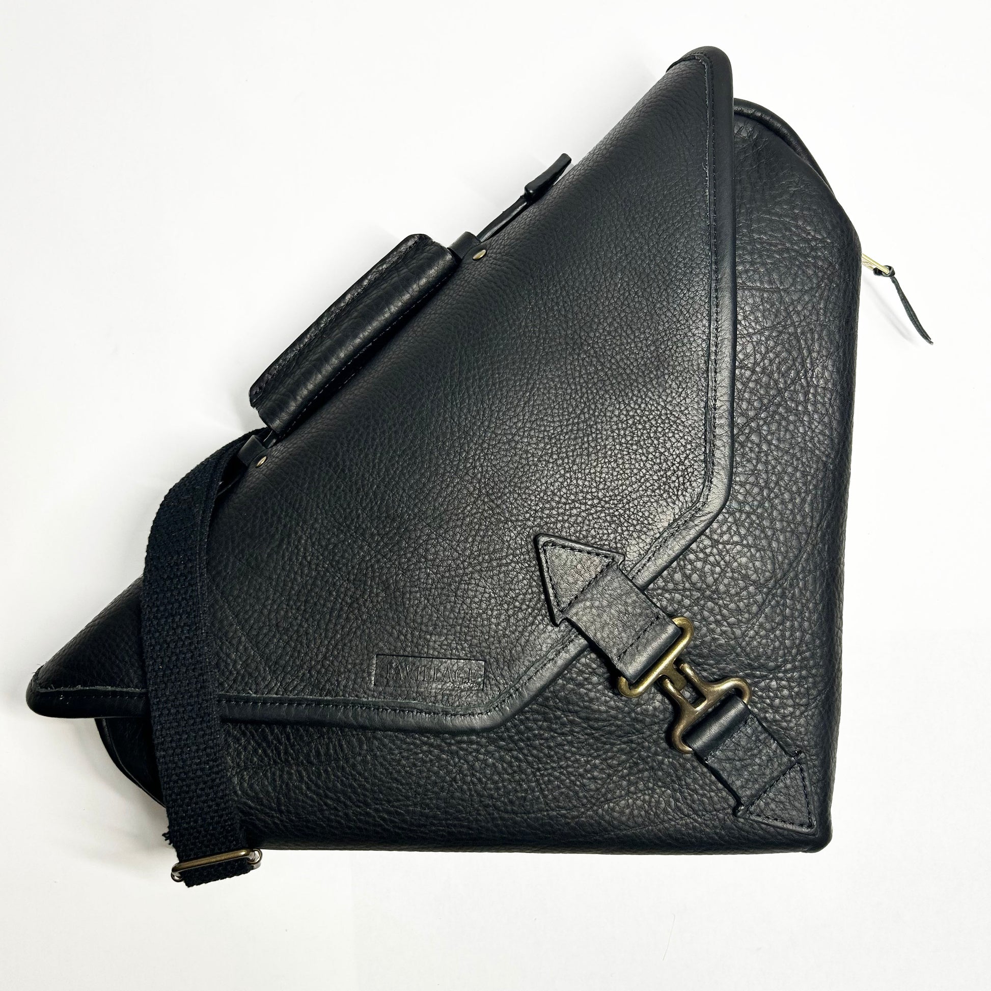 Holloway Bag - Pebble Cow Hide in Black