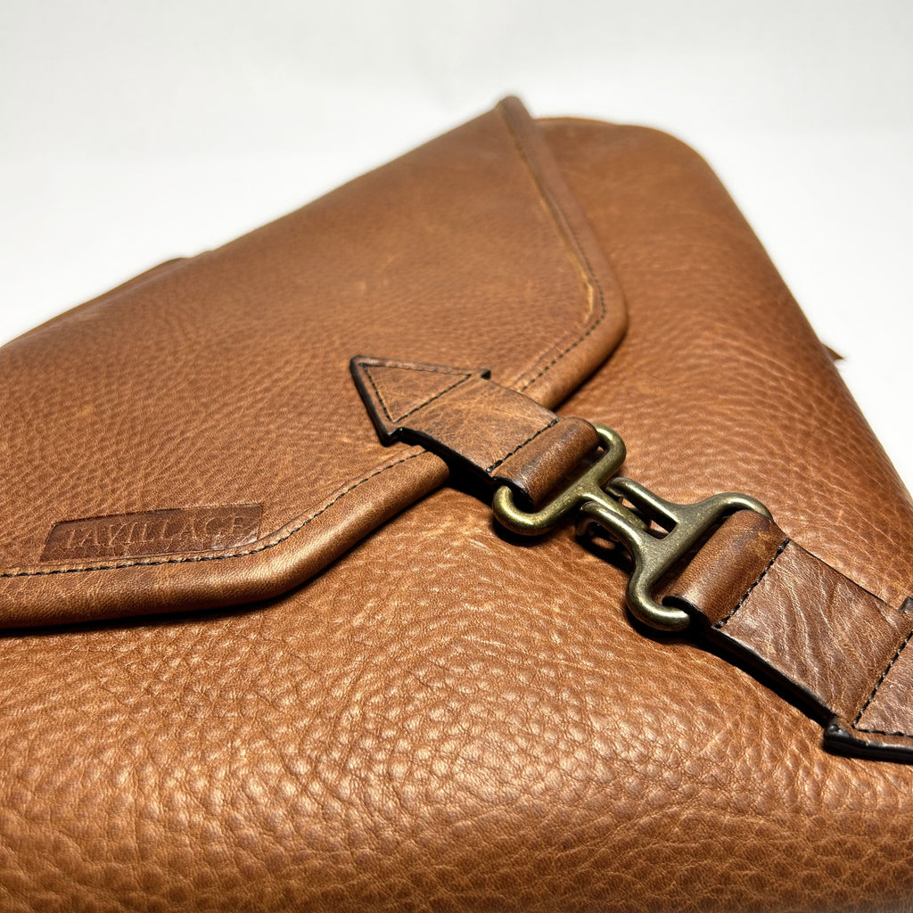 Holloway Bag - Pebble Cow Hide in Brown