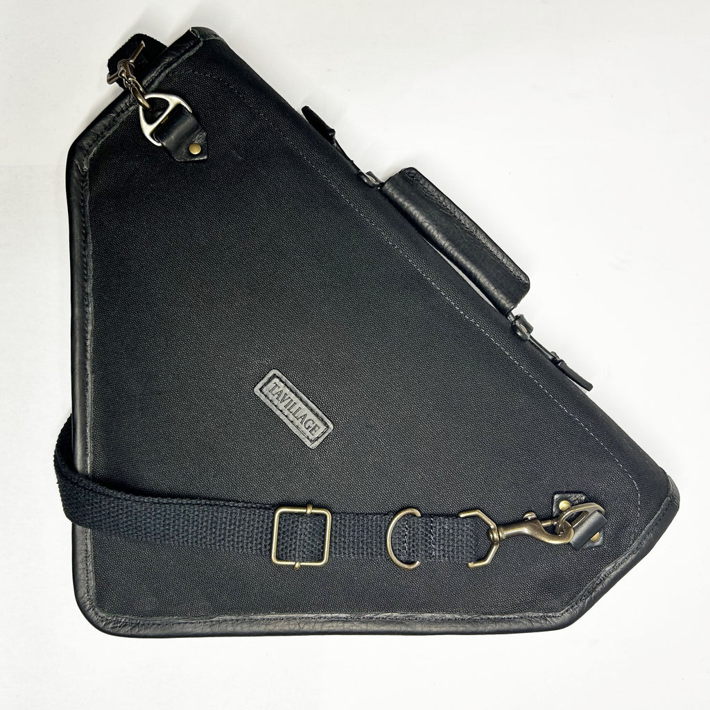 Holloway Bag - Waxed Canvas in Black