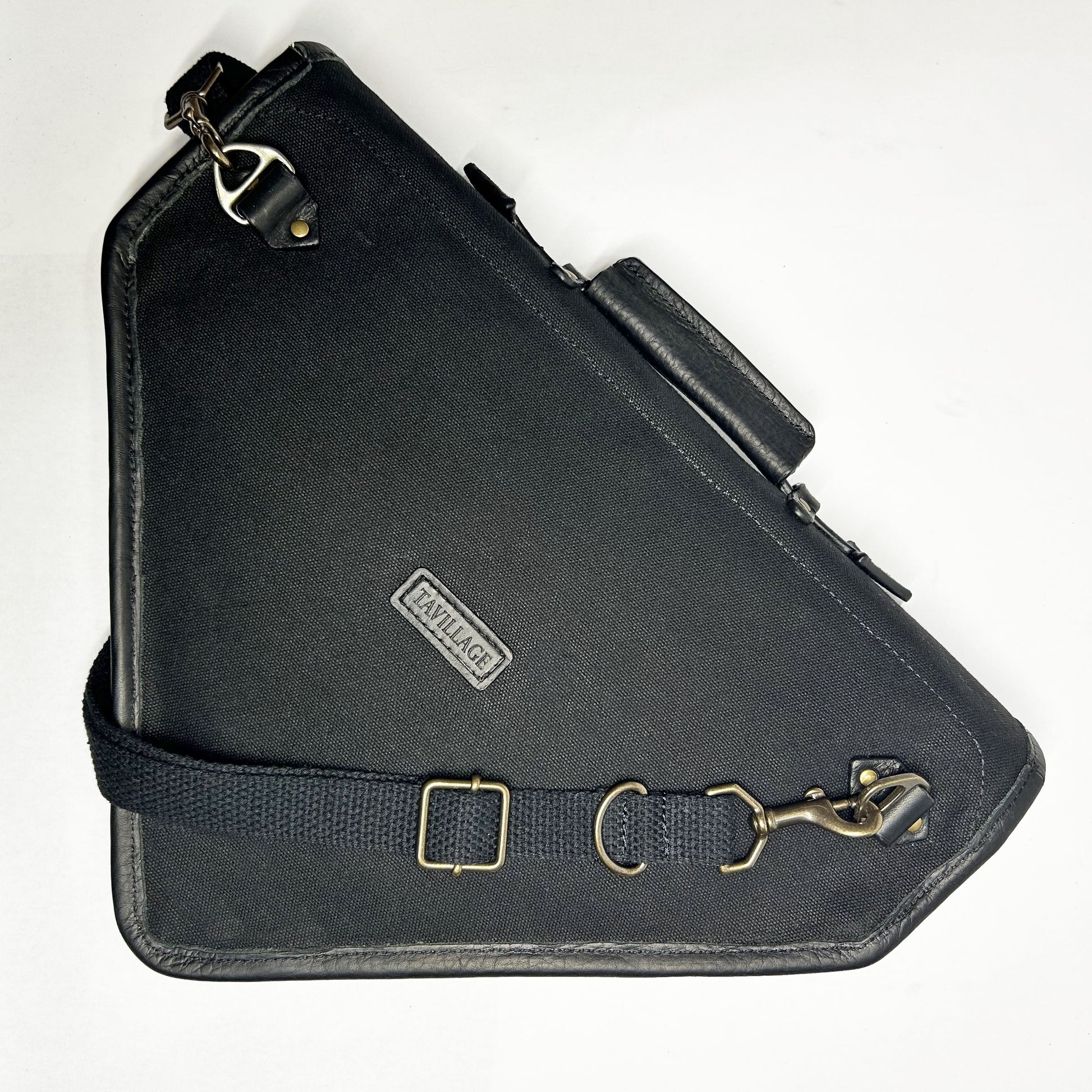 Holloway Bag - Waxed Canvas in Black