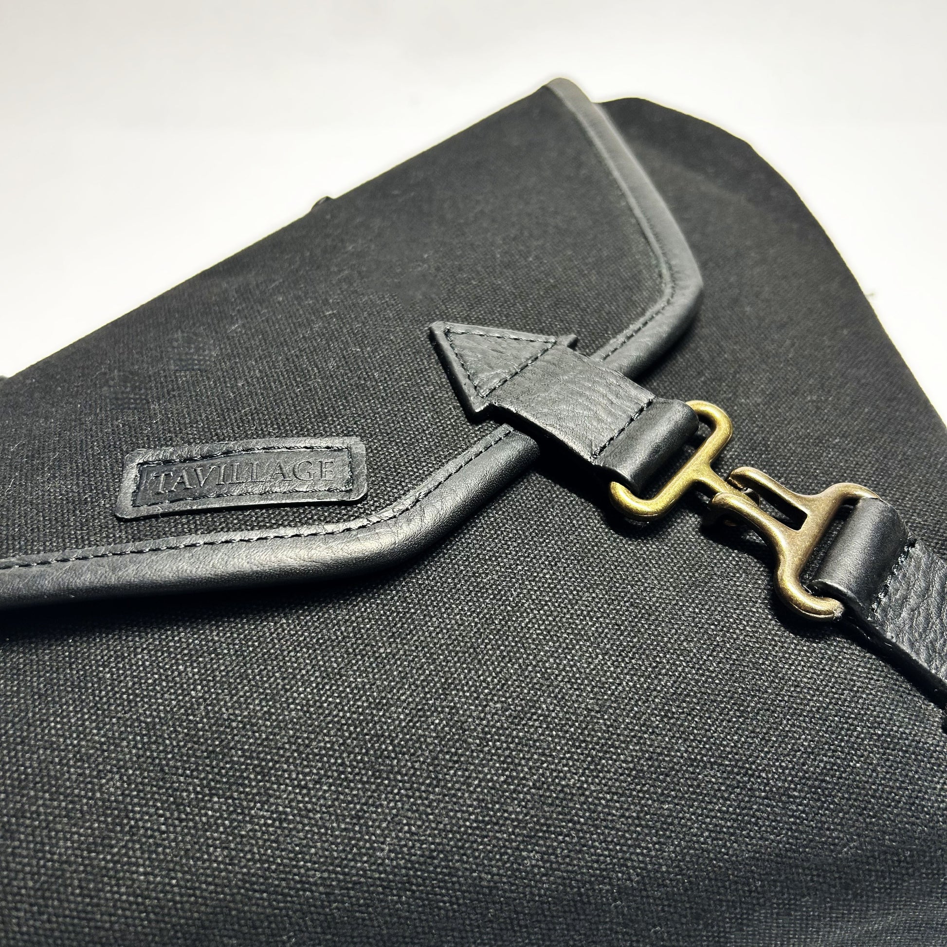 Holloway Bag - Waxed Canvas in Black