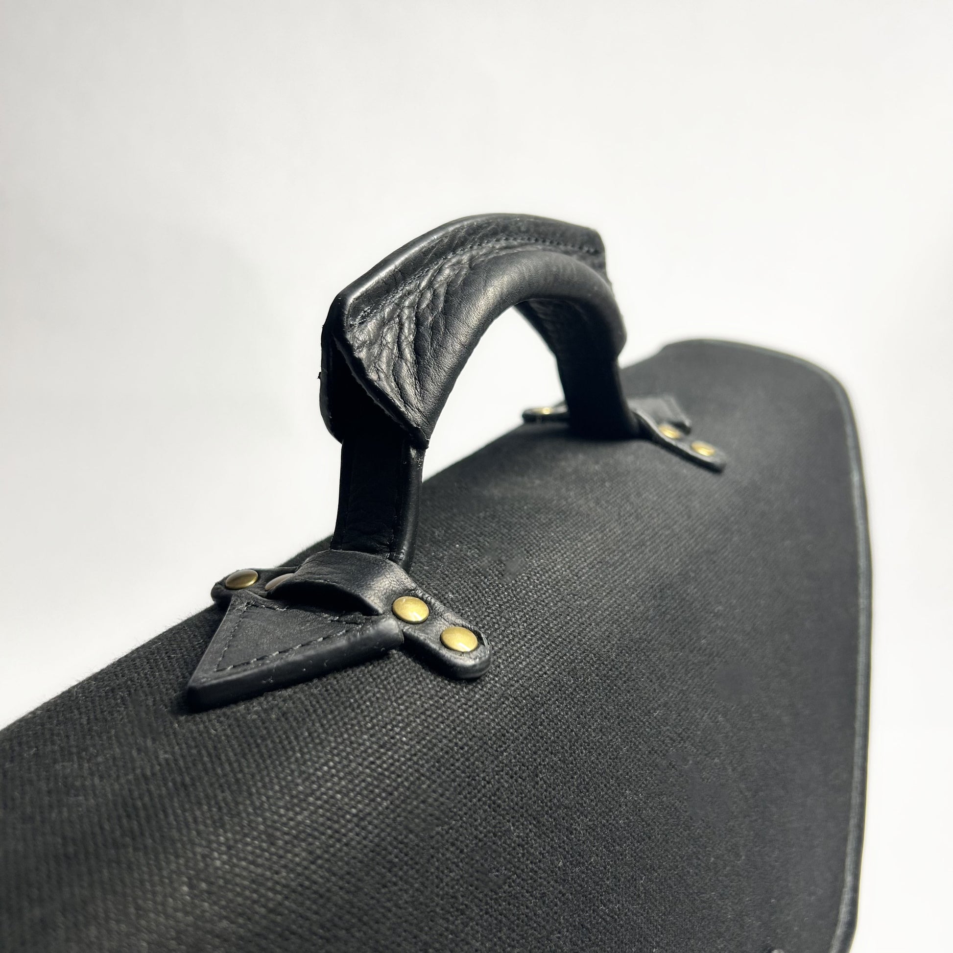 Holloway Bag - Waxed Canvas in Black