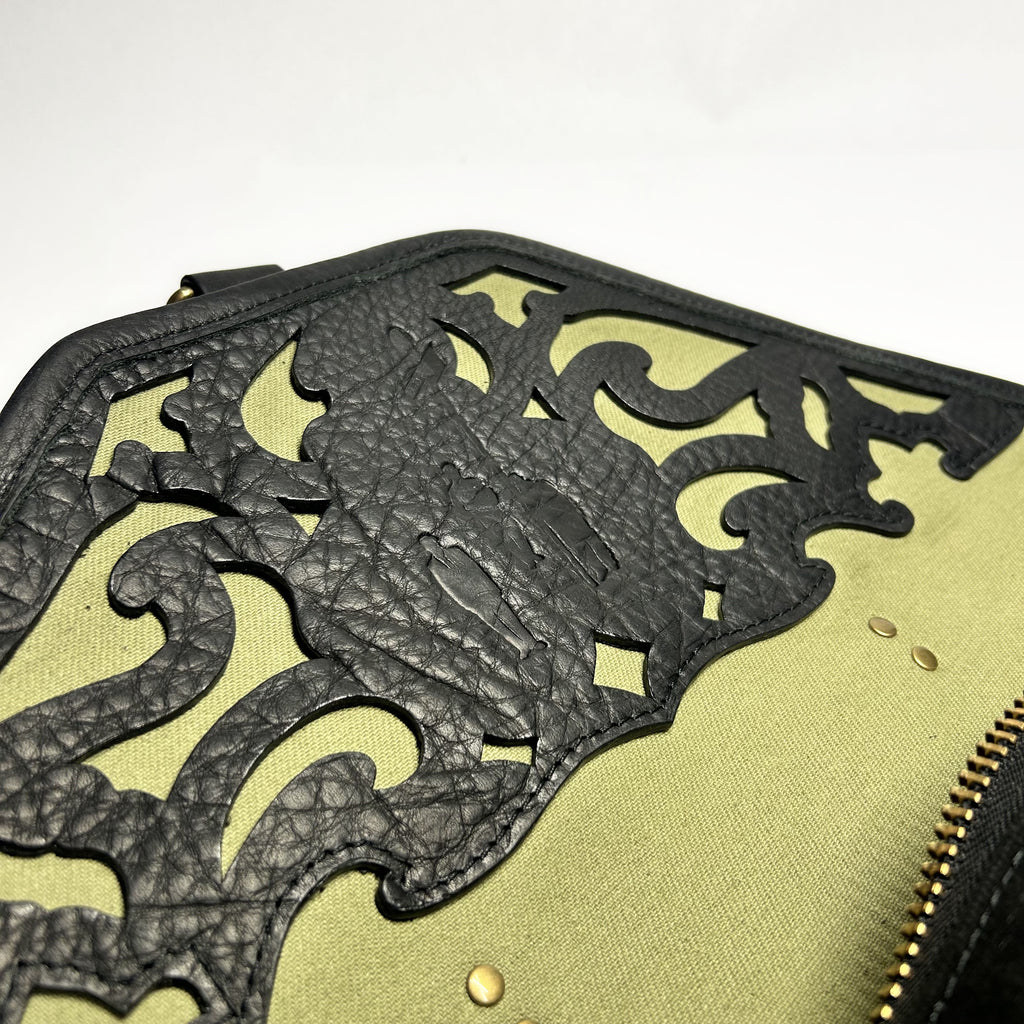 Holloway Bag - Waxed Canvas in Black